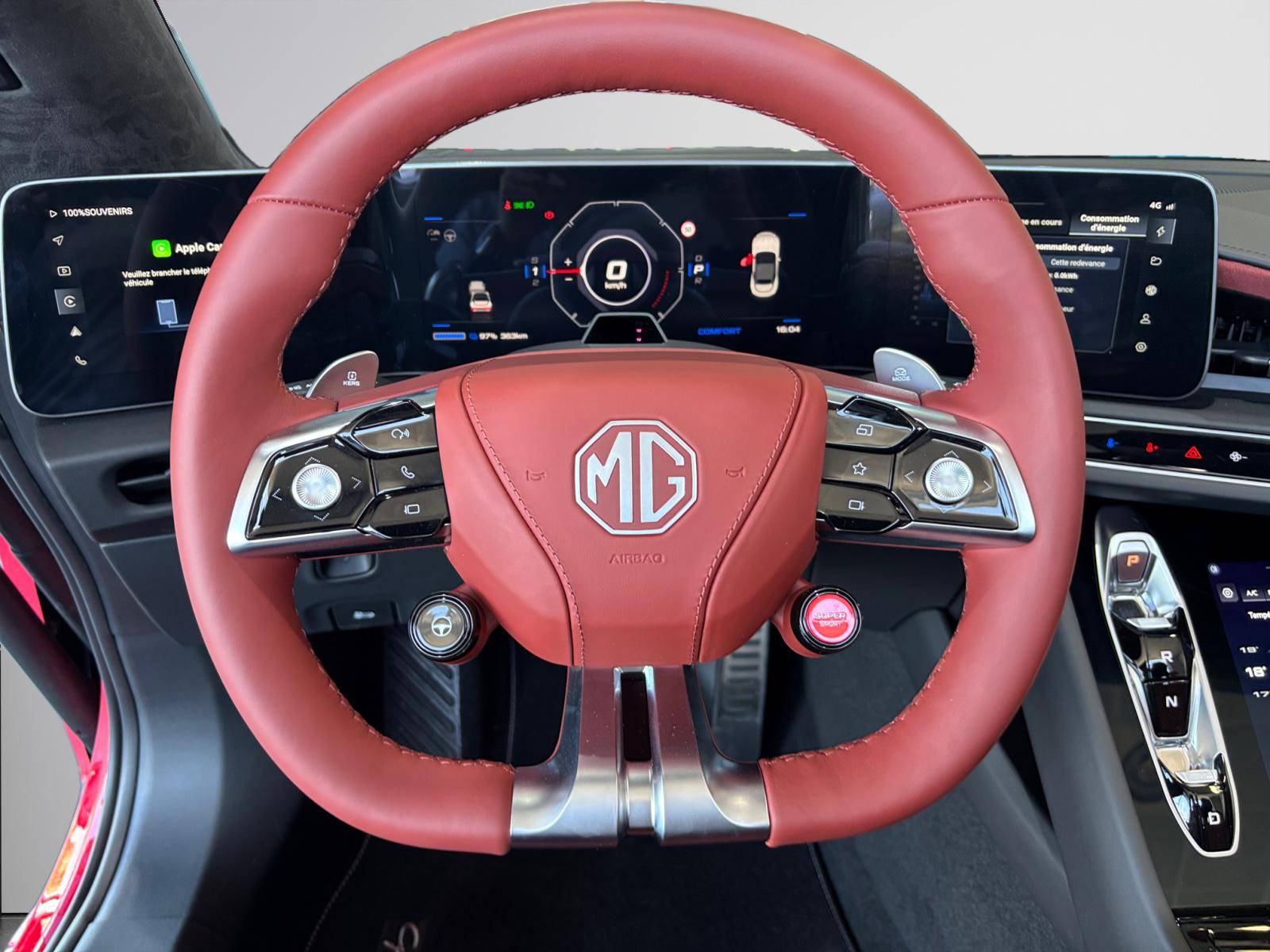 Image MG CYBERSTER DYNAMIC RED 375 kW 510 ch 